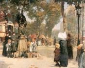 Paris Street Scene - 施尔德·哈森